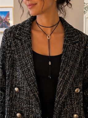 Anthropologie Western Cowboy Necklace Jewelry